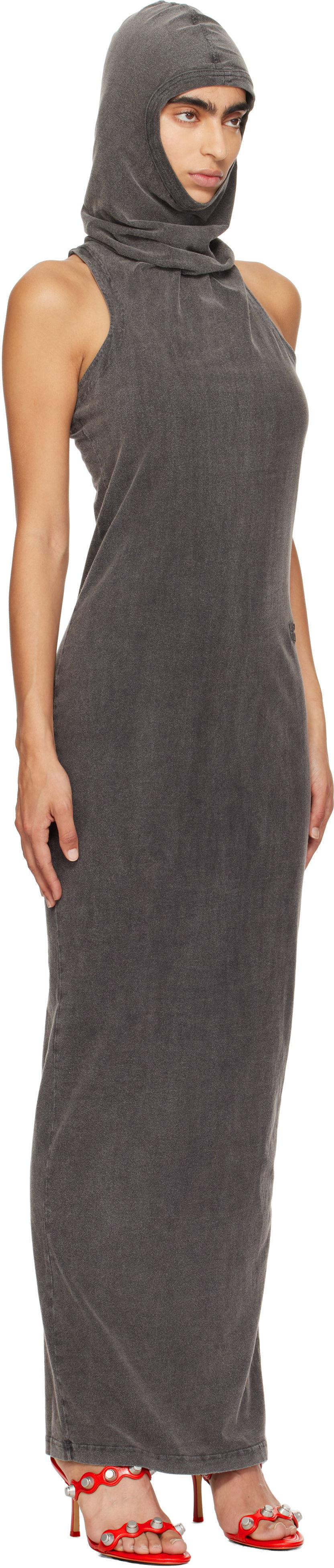 Alexander Wang Cowl Neck Racer Back Maxi Dress