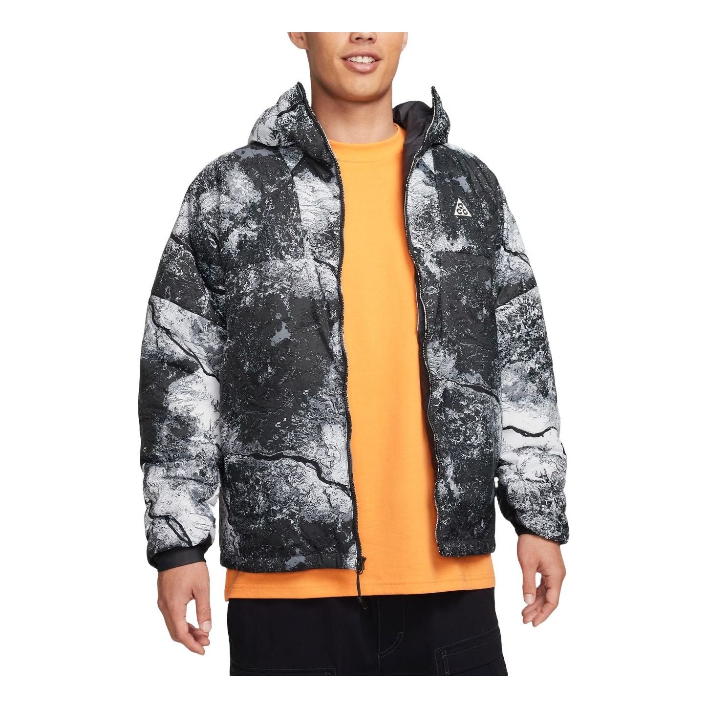 Prešívaná bunda Nike ACG ACG Allover Print Therma-FIT ADV Jacket Čierna | FN7114-060, 0