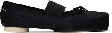 Tenisky a topánky Maison Margiela MM6 Maison Margiela Satin Pointe Logo Ballerina Flats Čierna | S59WZ0100 P5560, 0