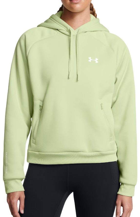 Mikina Under Armour Hoodie With Kangaroo Pocket Zelené | 1386504-383, 0