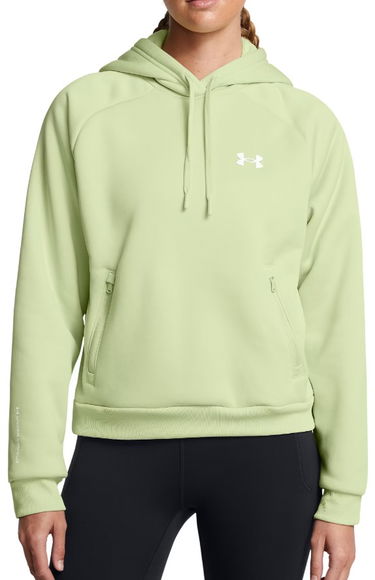 Mikina Under Armour Hoodie With Kangaroo Pocket Zelené | 1386504-383, 0