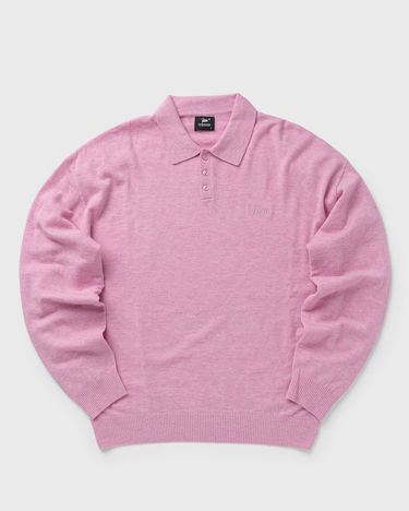 Polo tričko Patta Knitted Wool Longsleeve Polo Shirt Ružová | POC-AW24-7000-308-0001-148, 0