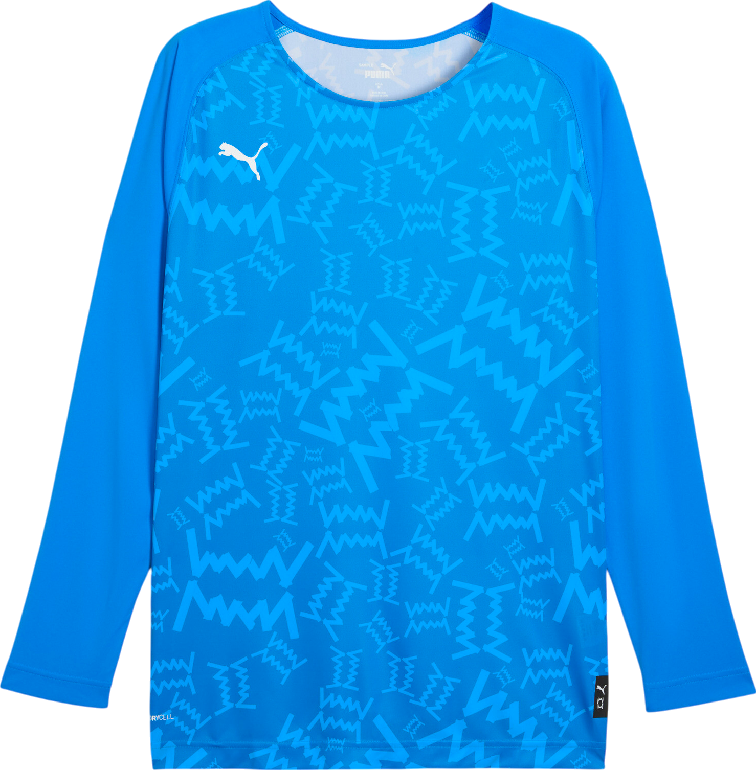 Dres Puma Teamjaws Graphic Long Sleeve Shooting Shirt Modrá | 688450-07, 0