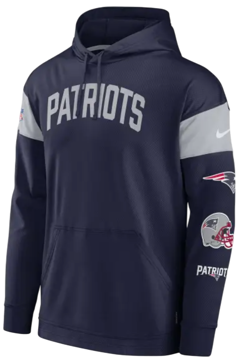 Mikina Nike NFL New England Patriots Performance Hoodie Navy | ns53-447m-8k-5uc-ns53-447m-8k-5uc