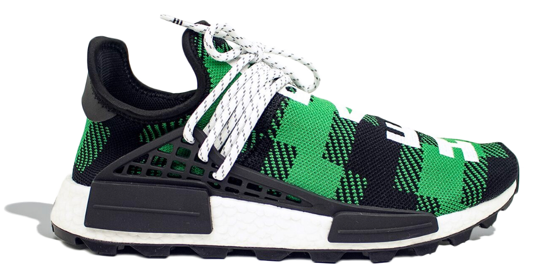Tenisky a topánky adidas Originals NMD Hu Pharrell x BBC Green Plaid Rôznofarebný | EF7388, 0