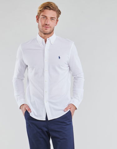 Tričko Polo by Ralph Lauren Long sleeved Shirt Polo Ralph Lauren COPOLO Biela | 710654408003-NOS, 1