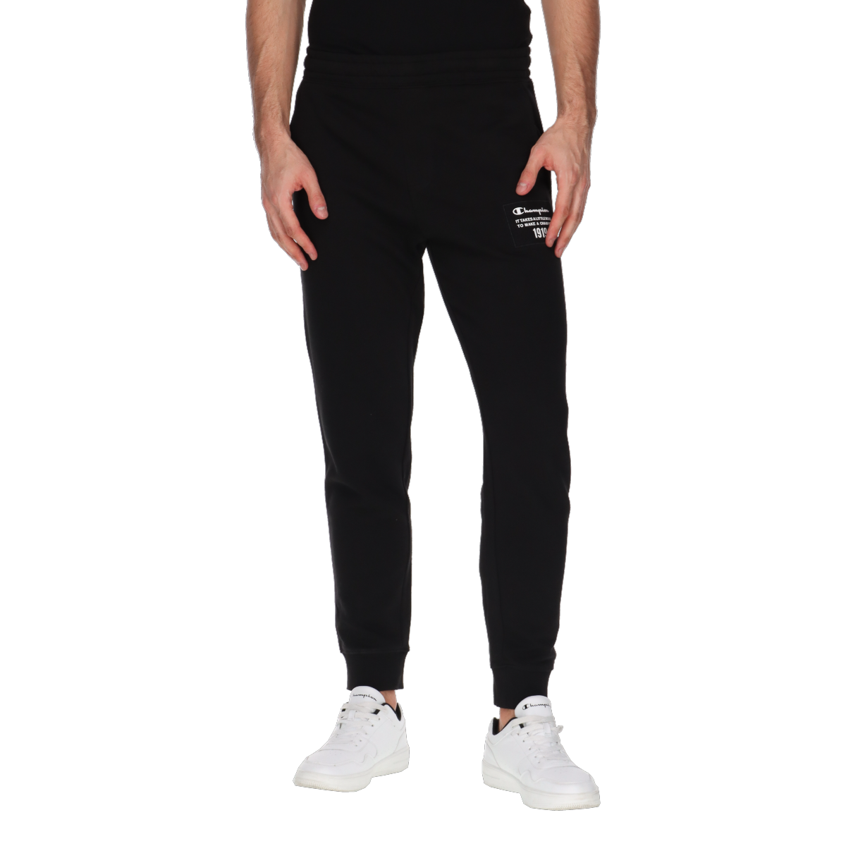 Tepláky Champion Raw Logo Joggers Čierna | 220522-KK001, 0
