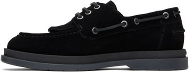 Doplnky BOSS Hugo Suede Fringe Trim Loafers Čierna | 50536224, 2