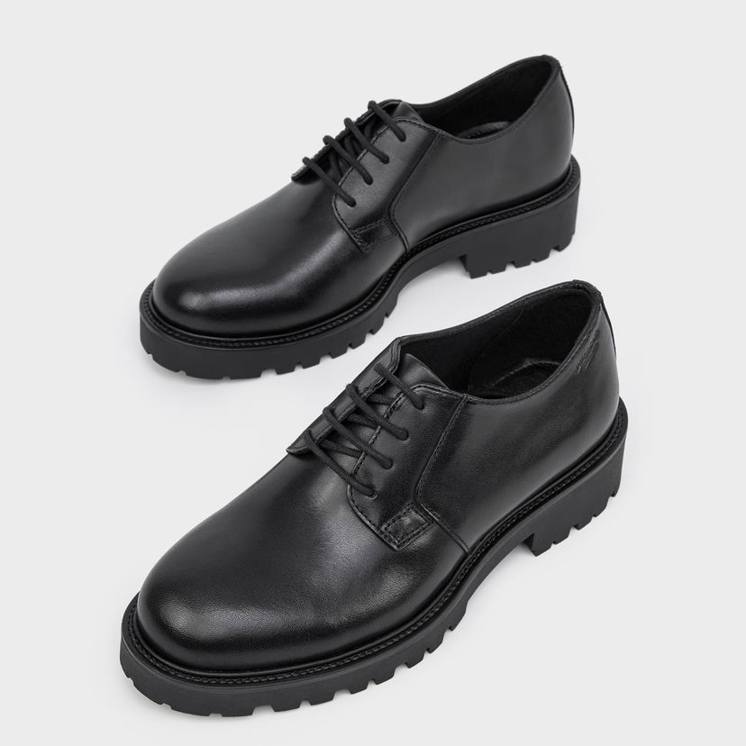 Tenisky a topánky Vagabond Kenova Leather Derby Shoes Čierna | 5241-601-20