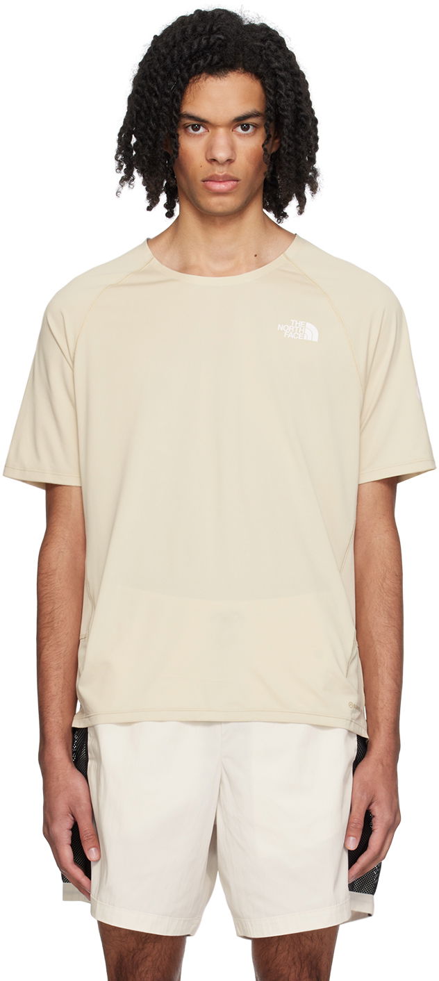 Tričko The North Face Beige High Trail Run T-Shirt Béžová | NF0A7ZTR, 0