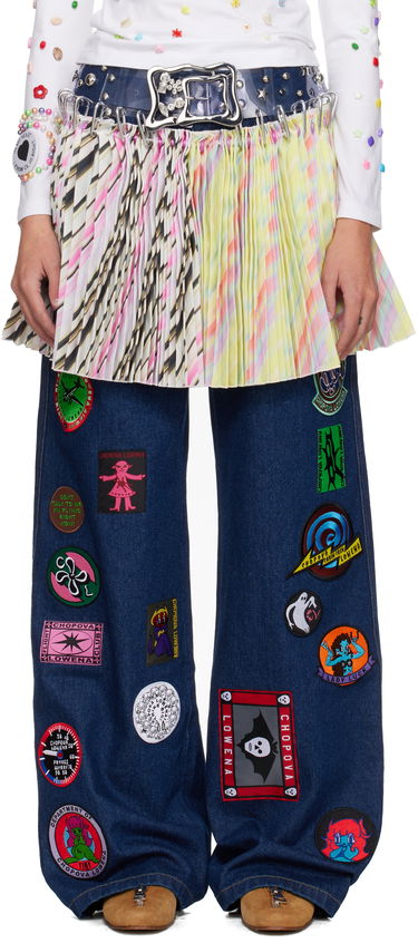 Sukňa Chopova Lowena Chopova Lowena Multicolor Strobe Pleated Carabiner Miniskirt Rôznofarebný | 3341, 0