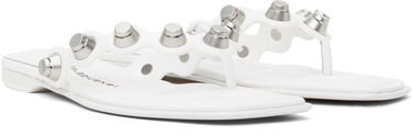Tenisky a topánky Alexander Wang Alexander Wang Rexa Thong Flat Sandals Biela | 30225S008, 3