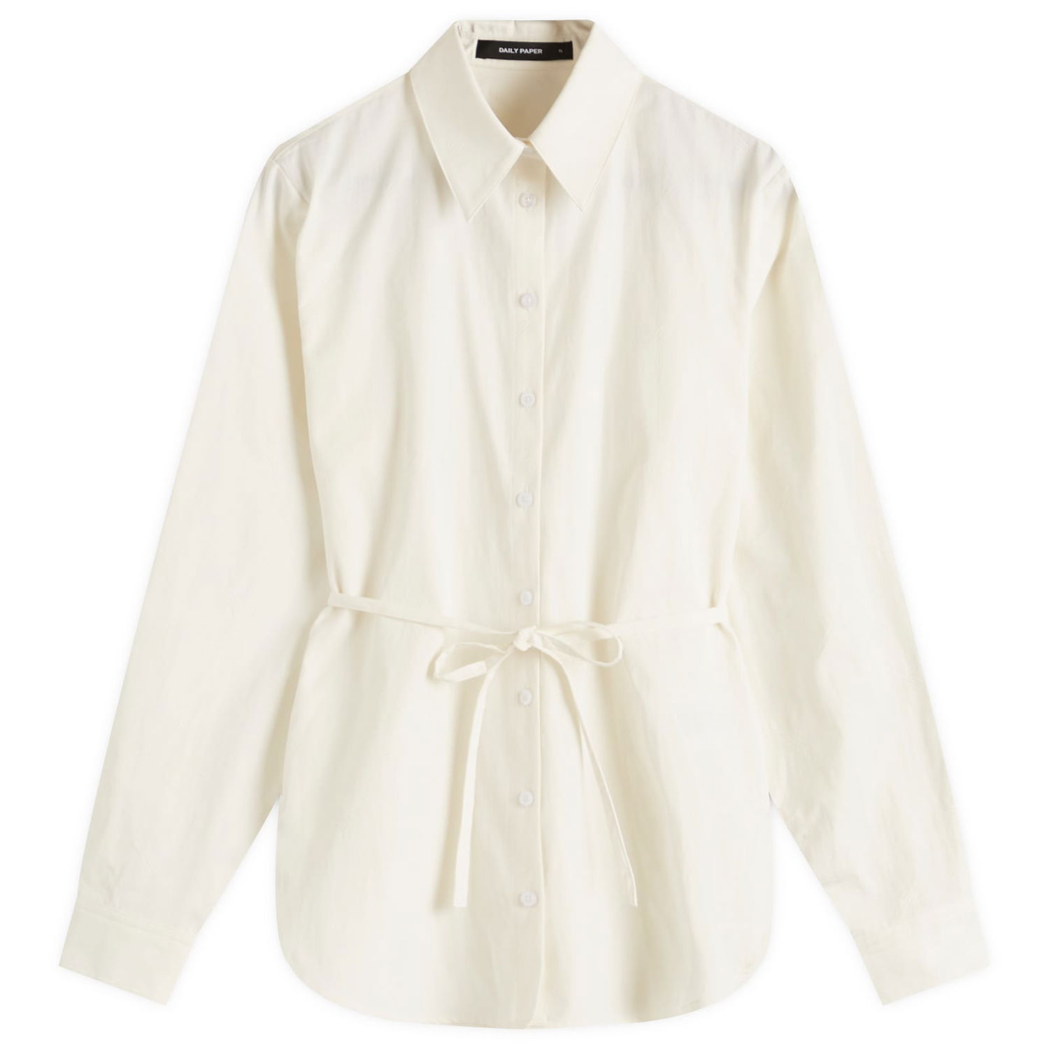 Košeľa DAILY PAPER Daily Paper Women's Button-Up Shirt with Tie Waist, Size Large undefined | 2511103, 1
