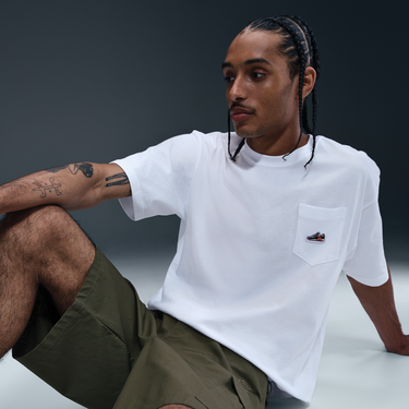 Tričko Nike Nsw Sneaker Patch Pocket T-Shirt Biela | HQ9242-100, 0