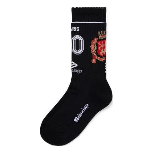 Ponožky Balenciaga Balenciaga Soccer Socks Čierna | 778806472B41000