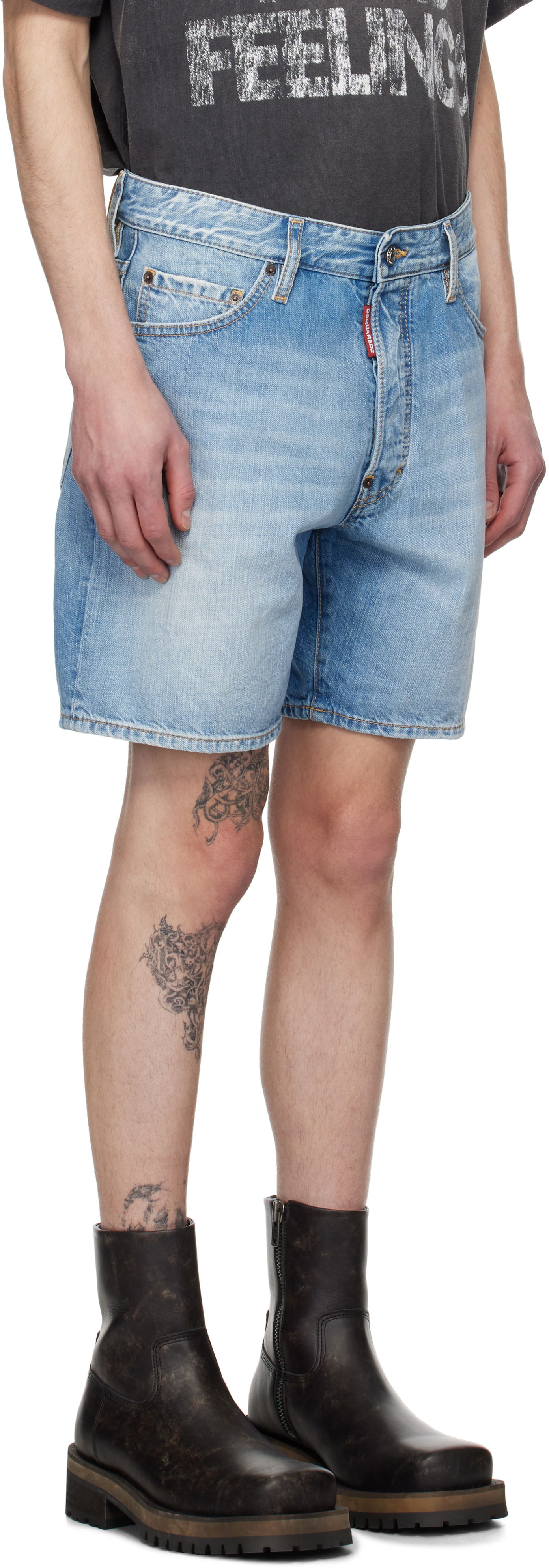Šortky DSQUARED2 Dsquared2 Denim Shorts Modrá | S71MU0855-S30309-470, 1