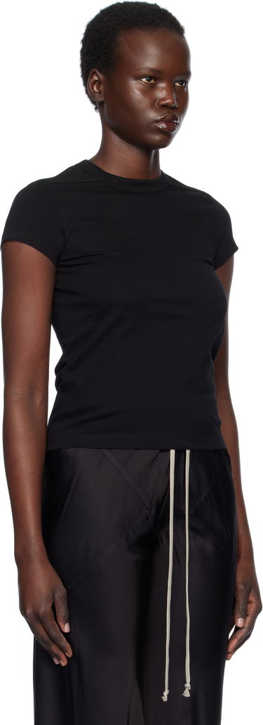 Tričko Rick Owens Rick Owens Hollywood Cropped Level T-Shirt Čierna | RP01E7235 JA, 1