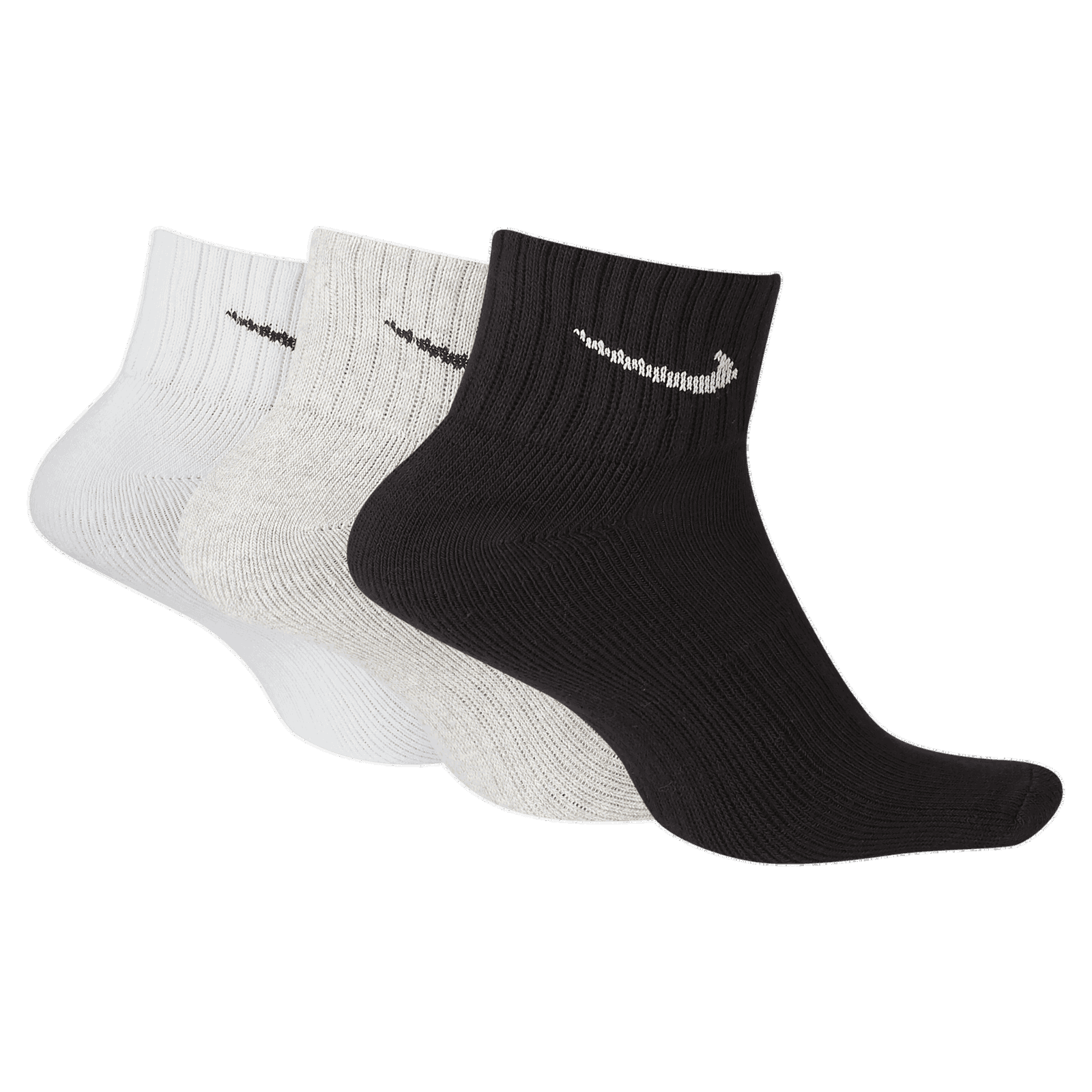 Cotton Quarter Socks 3-Pack