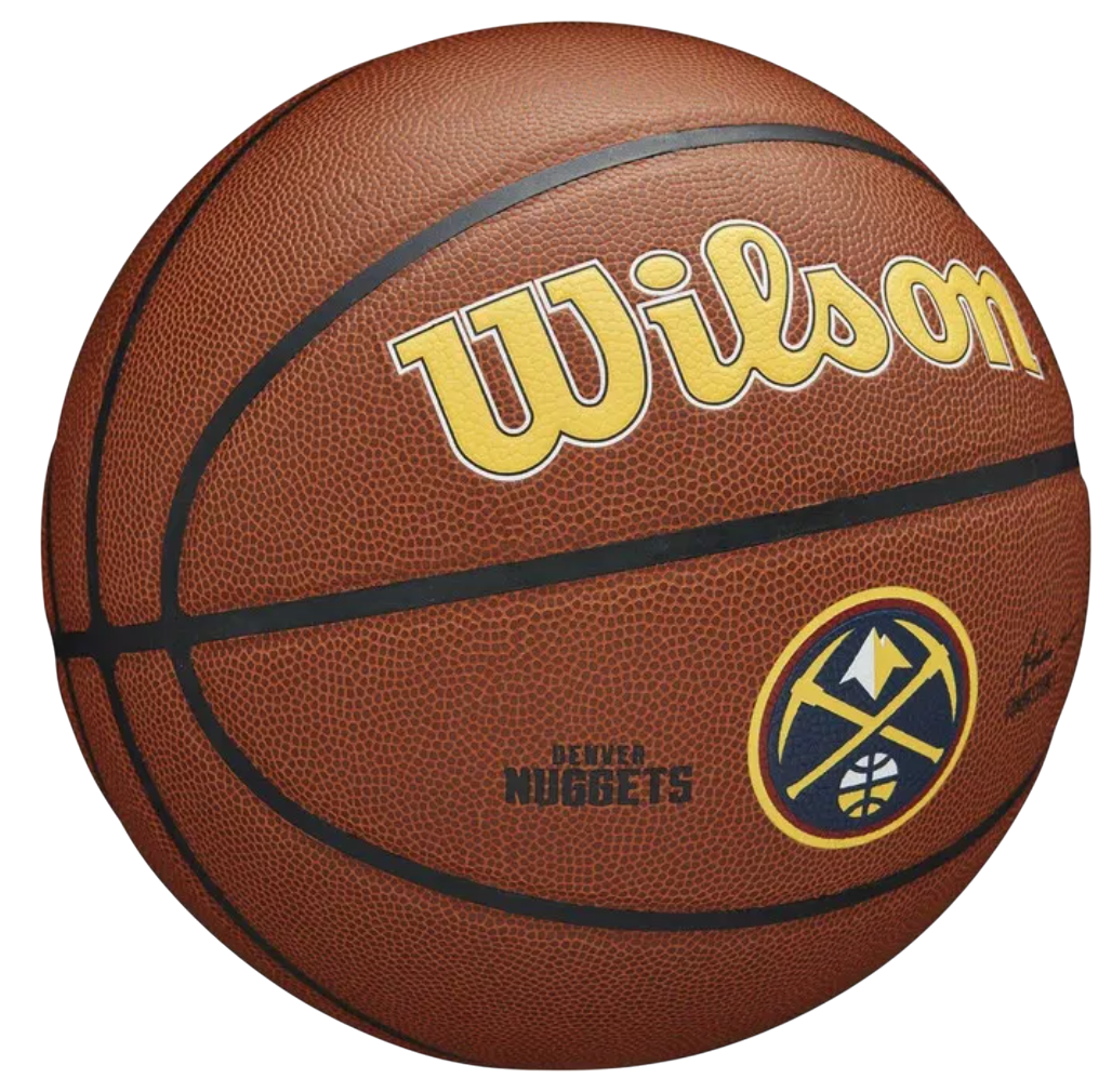 Športový doplnok Wilson Tennis NBA Team Alliance Denver Nuggets Basketball Hnedá | wtb3100xbden, 1