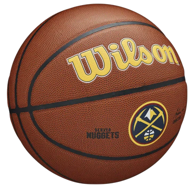 Športový doplnok Wilson Tennis NBA Team Alliance Denver Nuggets Basketball Hnedá | wtb3100xbden, 1