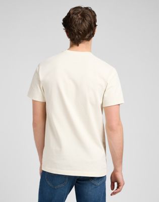 Tričko Lee Lee Workwear Relaxed Fit T-Shirt Size XXL Biela | 112370490, 0