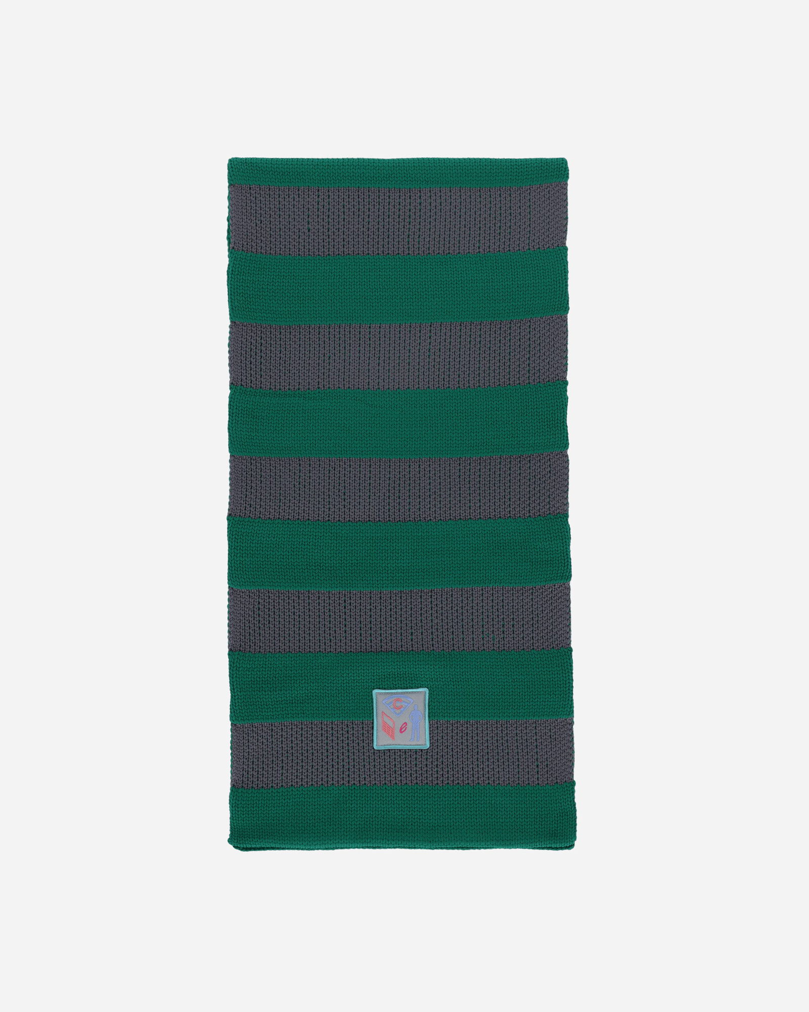 Poly Knit Stripe Scarf