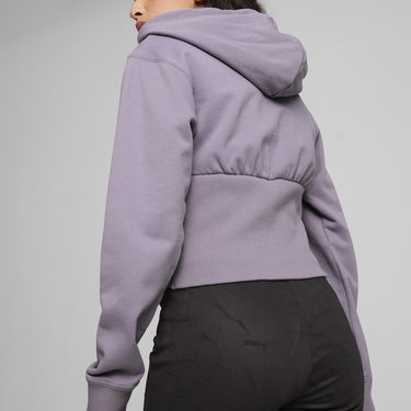 Mikina Puma DARE TO Cropped Hoodie Fialová | 627475_30, 4