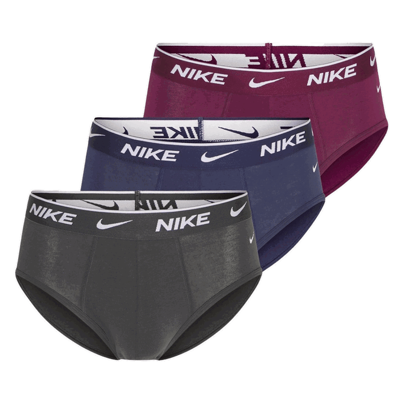 Spodná bielizeň a ponožky Nike Men's Briefs 3-Pack Rôznofarebný | 0000KE1006KBP