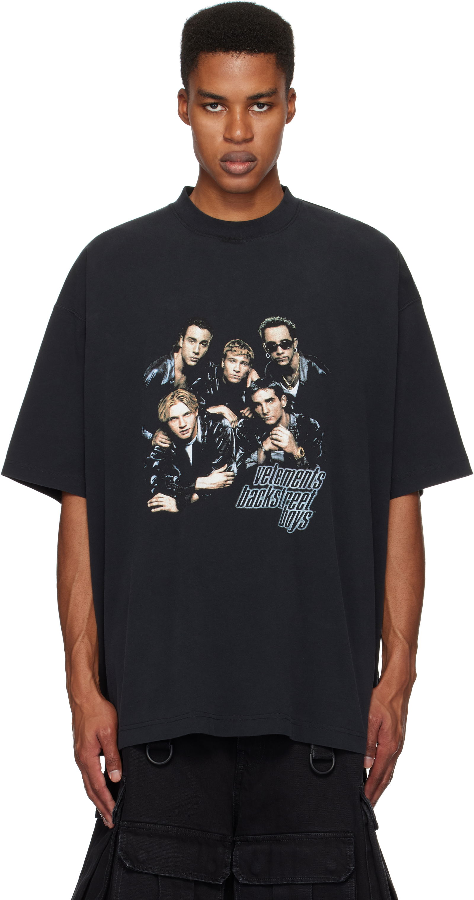 'Backstreet Boys' Oversized Graphic T-Shirt