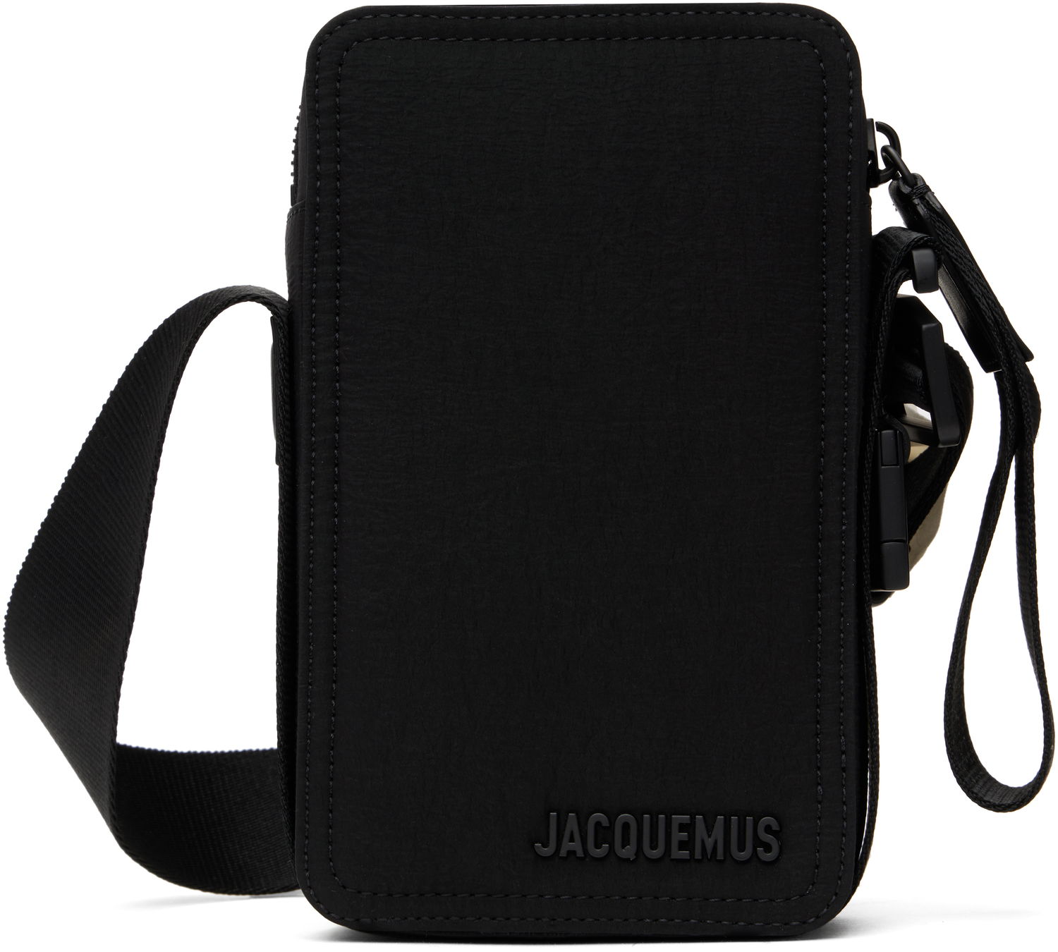 Taška cez rameno Jacquemus Jacquemus Vertical Cuerda Bag Čierna | 23E235BA091-3174, 0