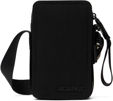 Taška cez rameno Jacquemus Jacquemus Vertical Cuerda Bag Čierna | 23E235BA091-3174, 0