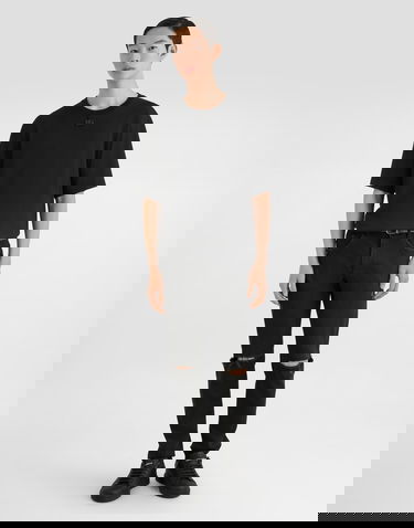 Tričko Dolce & Gabbana Dolce & Gabbana Cotton T-shirt With Patch Čierna | G8PN9ZG7PXSN0000, 1