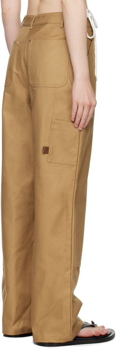 Cargo nohavice Casablanca Casablanca Cotton Workwear Trousers Béžová | WS25-TR-303-01, 2