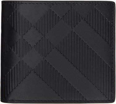 Peňaženka Burberry Embossed Check Bifold Wallet Čierna | 8103989, 0