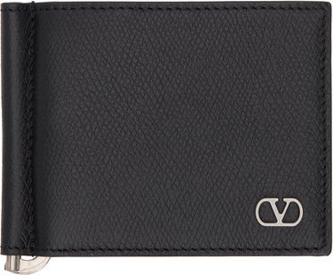 Peňaženka Valentino Valentino Garavani VLogo Signature Money Clip Wallet Čierna | 6Y2P0V07UAG, 0