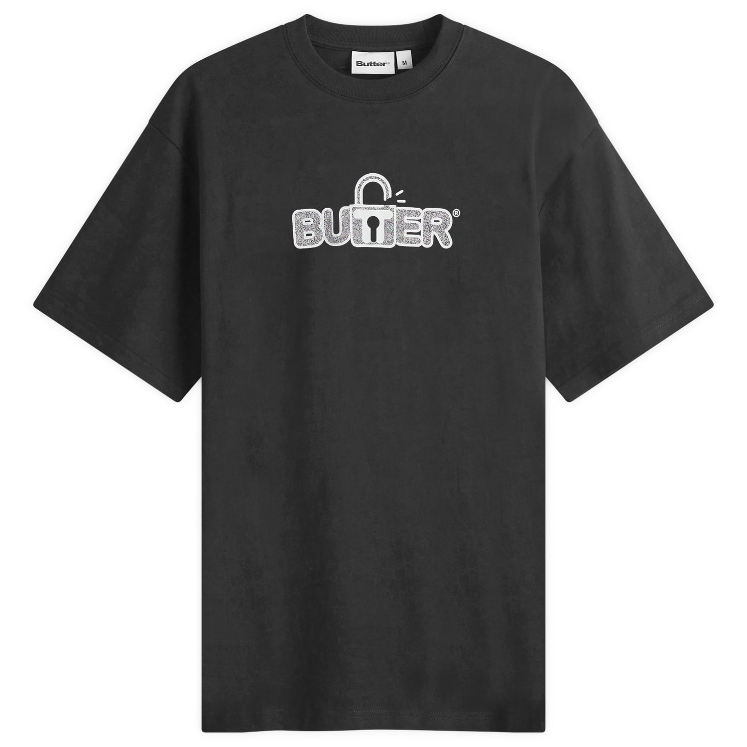Tričko Butter Goods Goods Lock T-Shirt Čierna | BG243105-BLK, 0