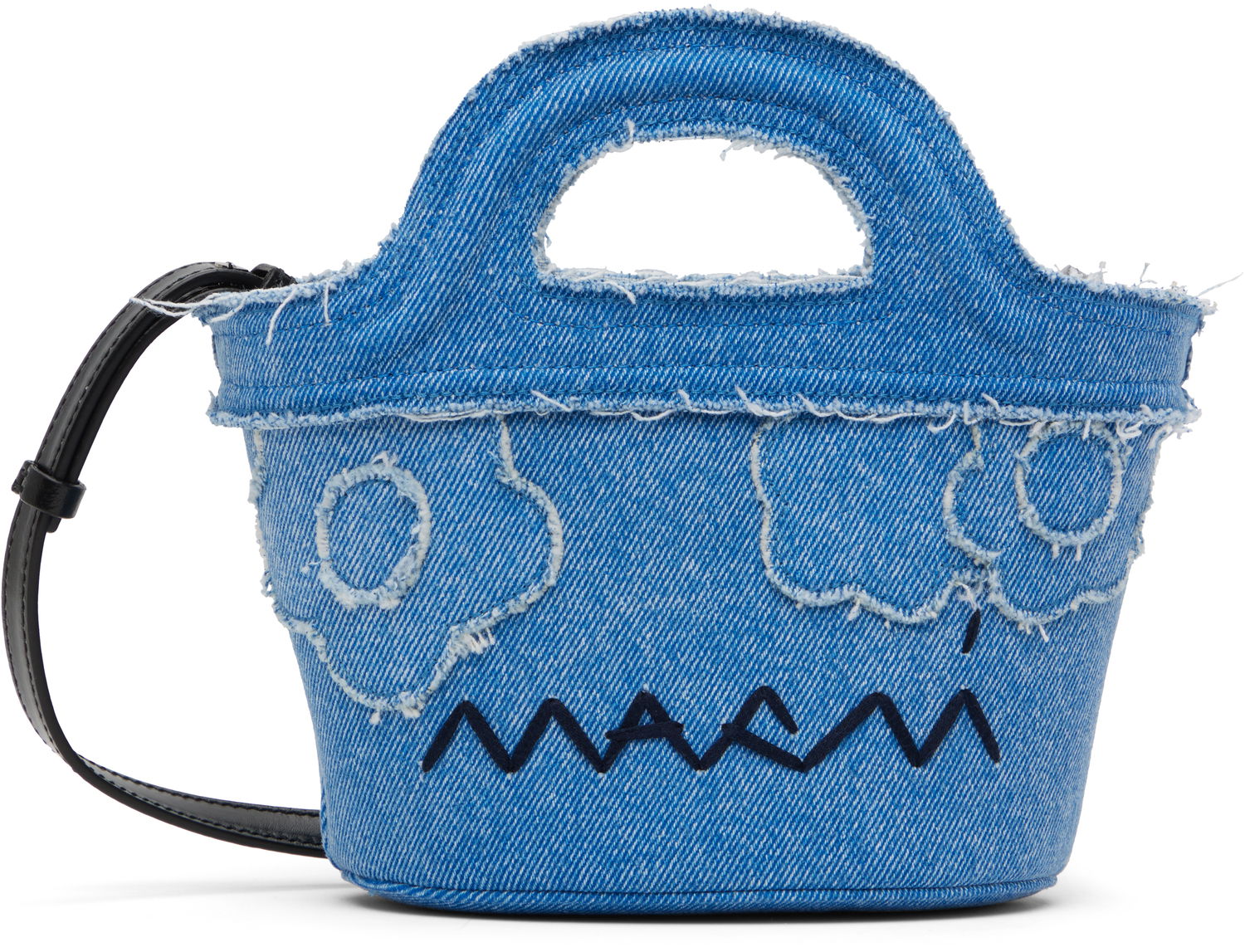 Kabelka Marni Marni Tropicalia Micro Denim Tote Bag Modrá | BMMP0096L6 P8201, 0