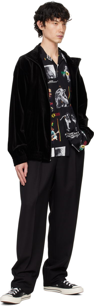 Košeľa WACKO MARIA WACKO MARIA Bob Marley Print Short Sleeve Shirt Čierna | BOBMARLEY-WM-HI09, 3