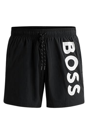 Plavky BOSS BOSS Quick-Drying Swim Shorts with Contrast Logo Čierna | 50514502, 0