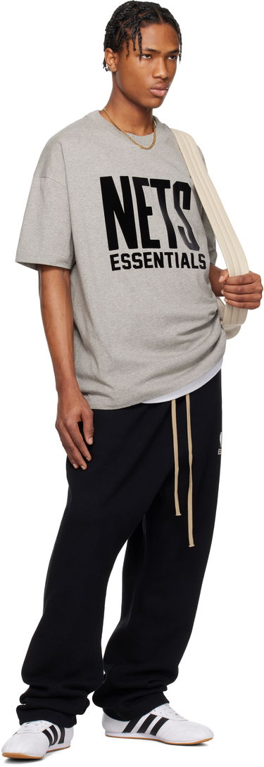 Tričko Fear of God Fear of God ESSENTIALS NBA Nets Short Sleeve T-Shirt Šedá | 125AL244105F, 4