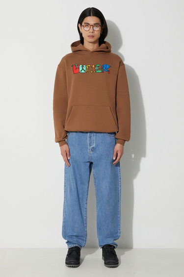Mikina Butter Goods Pullover Hoodie With Print Hnedá | BGQ3231803, 1