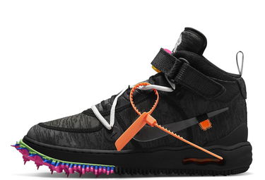 Tenisky a topánky Nike Off-White x Air Force 1 Mid "Black" Čierna | DO6290-001, 4