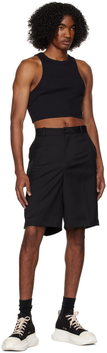 Tielko Han Kjøbenhavn Han Kjobenhavn Cropped Ribbed Tank Top Čierna | M-132459, 3