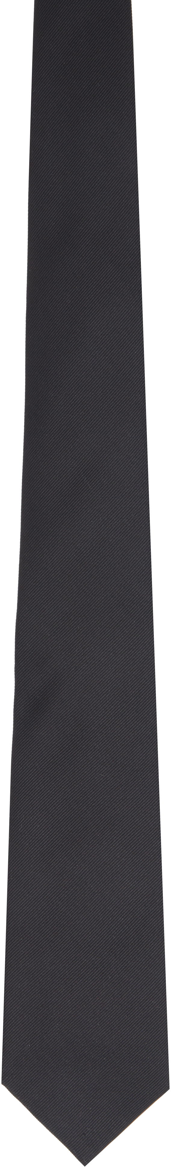 Šál Bottega Veneta Veneta Silk Twill Tie Čierna | 766784V3L401000, 0