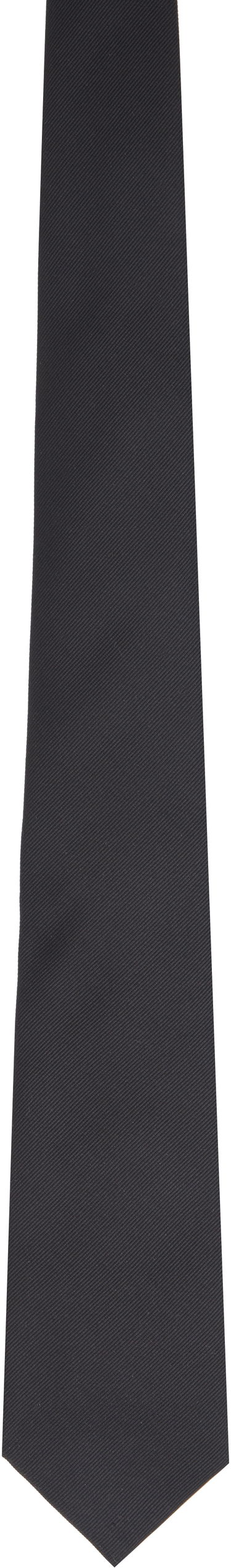 Šál Bottega Veneta Veneta Silk Twill Tie Čierna | 766784V3L401000, 0