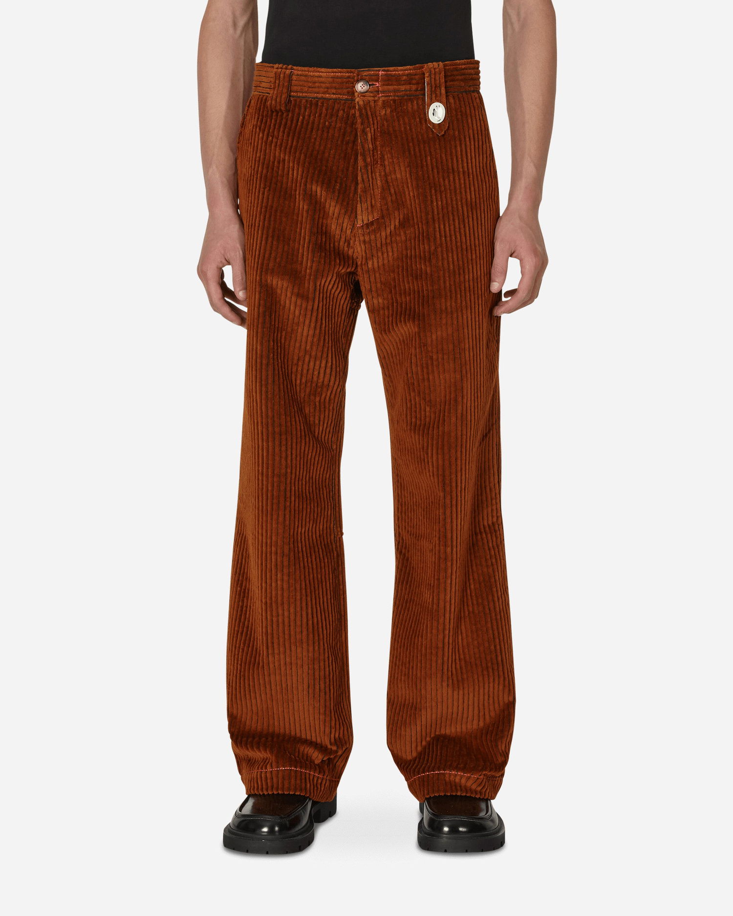 Nohavice CORMIO Taner Trousers Hnedá | CORTANERDENIM DARKBROWN, 0