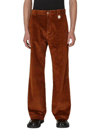 Nohavice CORMIO Taner Trousers Hnedá | CORTANERDENIM DARKBROWN