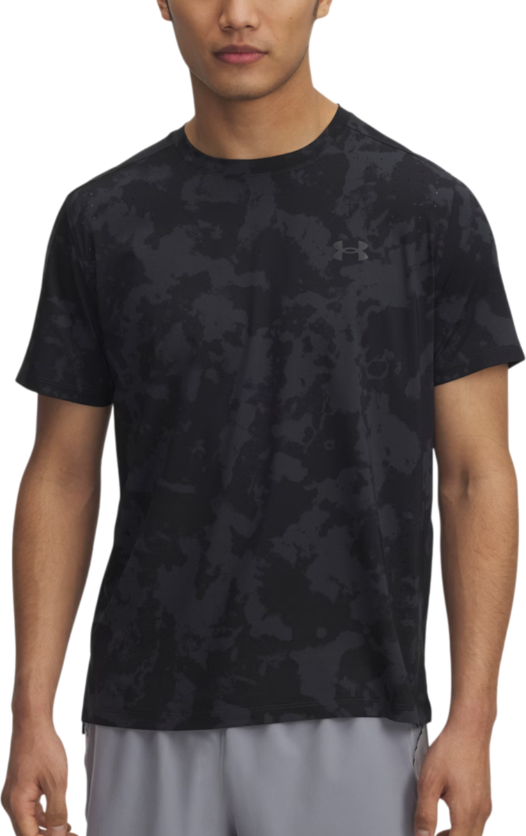 Tričko Under Armour Under Armour UA Launch Elite Printed Short Sleeve T-Shirt Čierna | 1389804-017