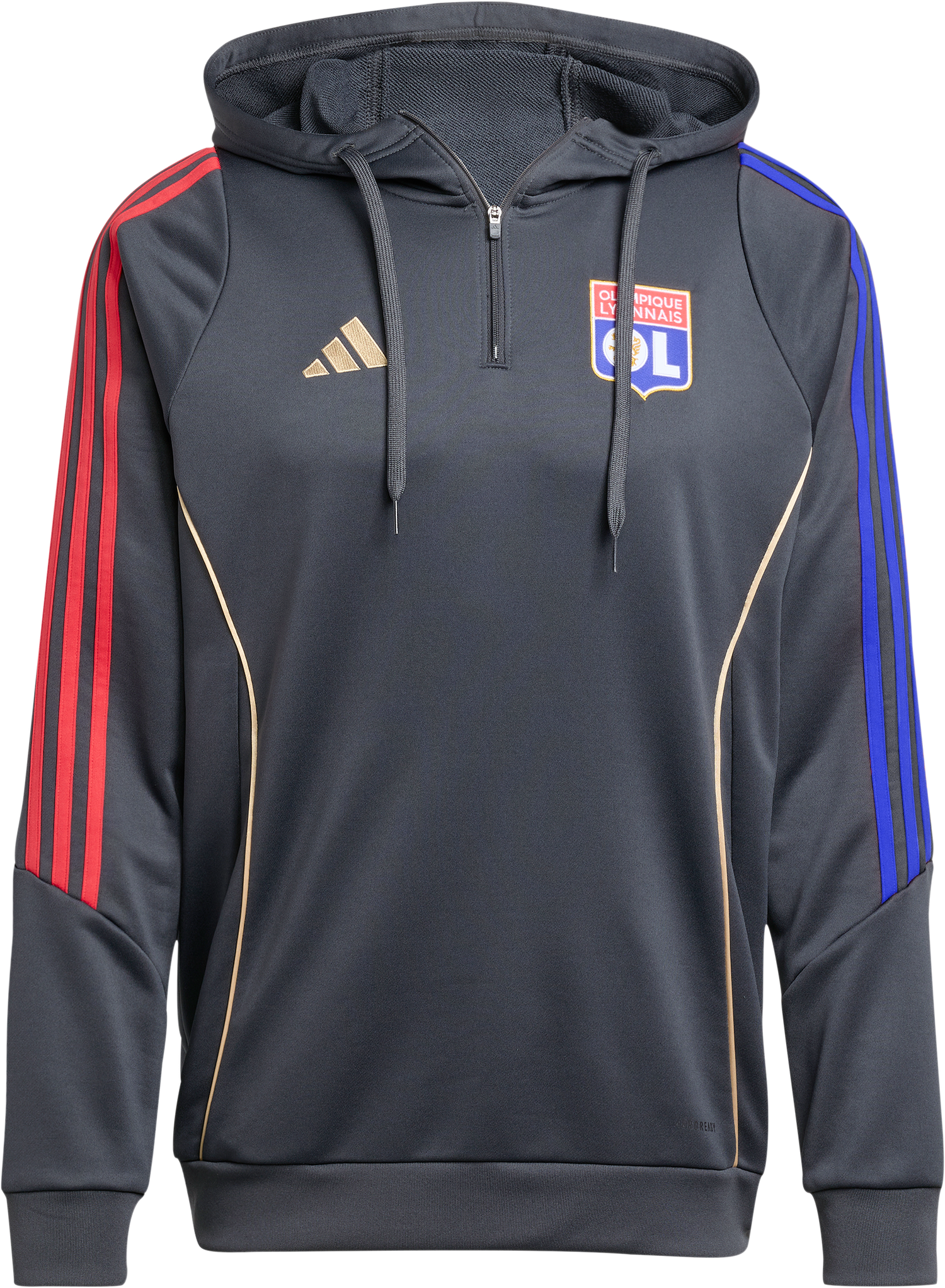 Mikina adidas Originals Olympique Lyonnais TR Hoody Šedá | jl9490, 0