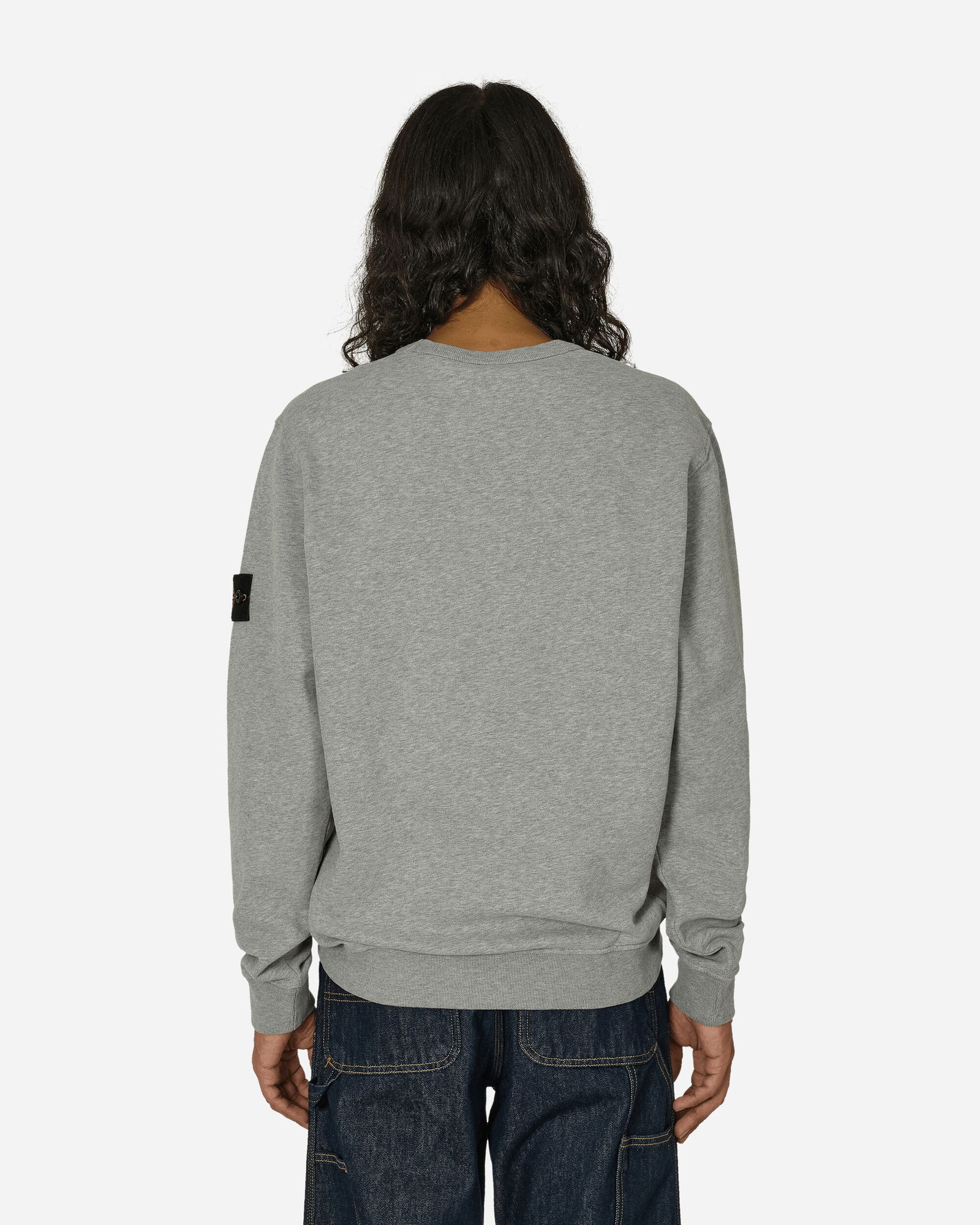 Garment Dyed Crewneck Sweatshirt Heather Grey